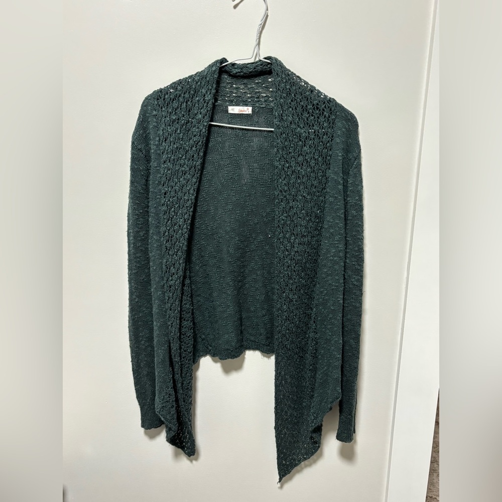 3 for $15 ⭐️
 Forest Green Open-Front Cardigan